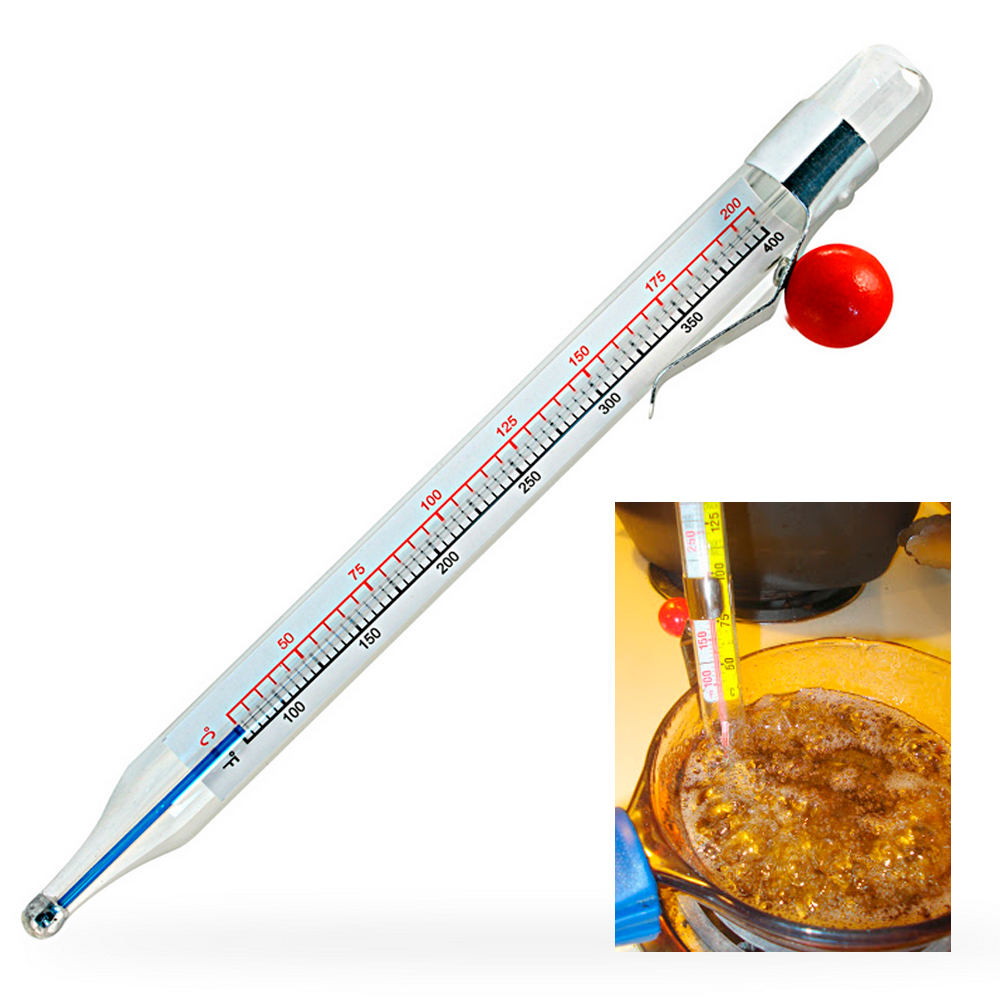 Glass Candy Deep Fry Thermometer Classic Frying Jelly Candydeep Cooking 1766