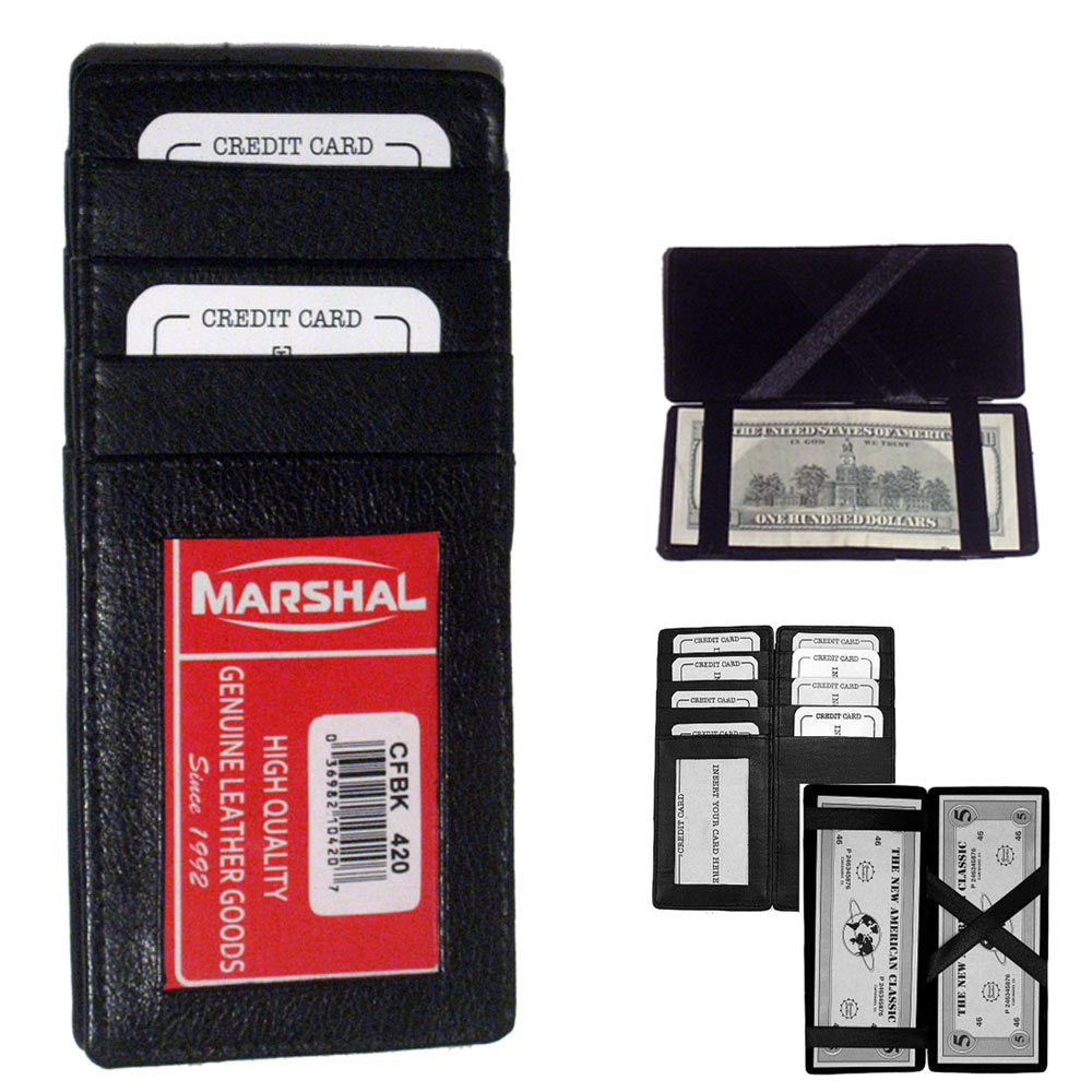 Leather Trick Wallet Bifold Card Money Holder | eBay