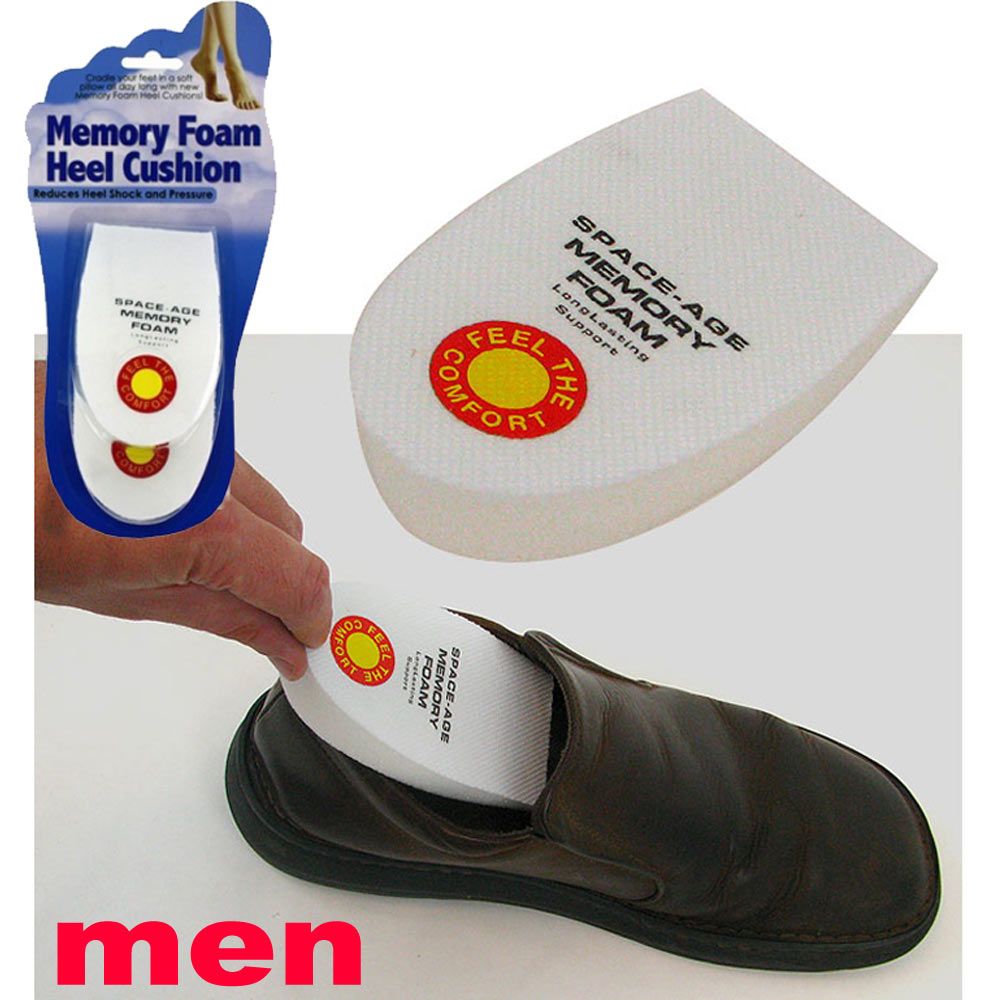 3 Pair Remedy Memory Foam Heel Cushion Instant Comfort Ladies Fits Any Shoe Size 7795735125410
