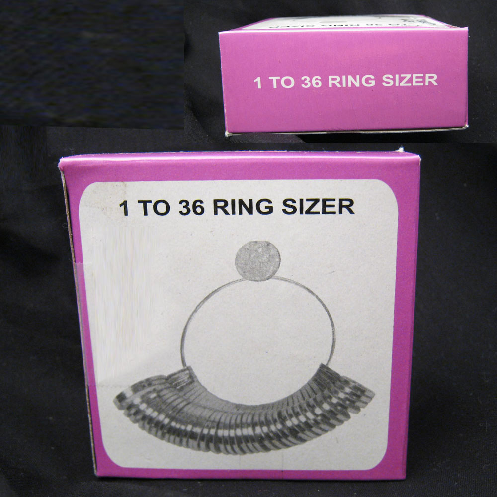 Ring Sizer Gauge Jewelers Finger Sizing Jewelry Tool 1 To 36 Measuring