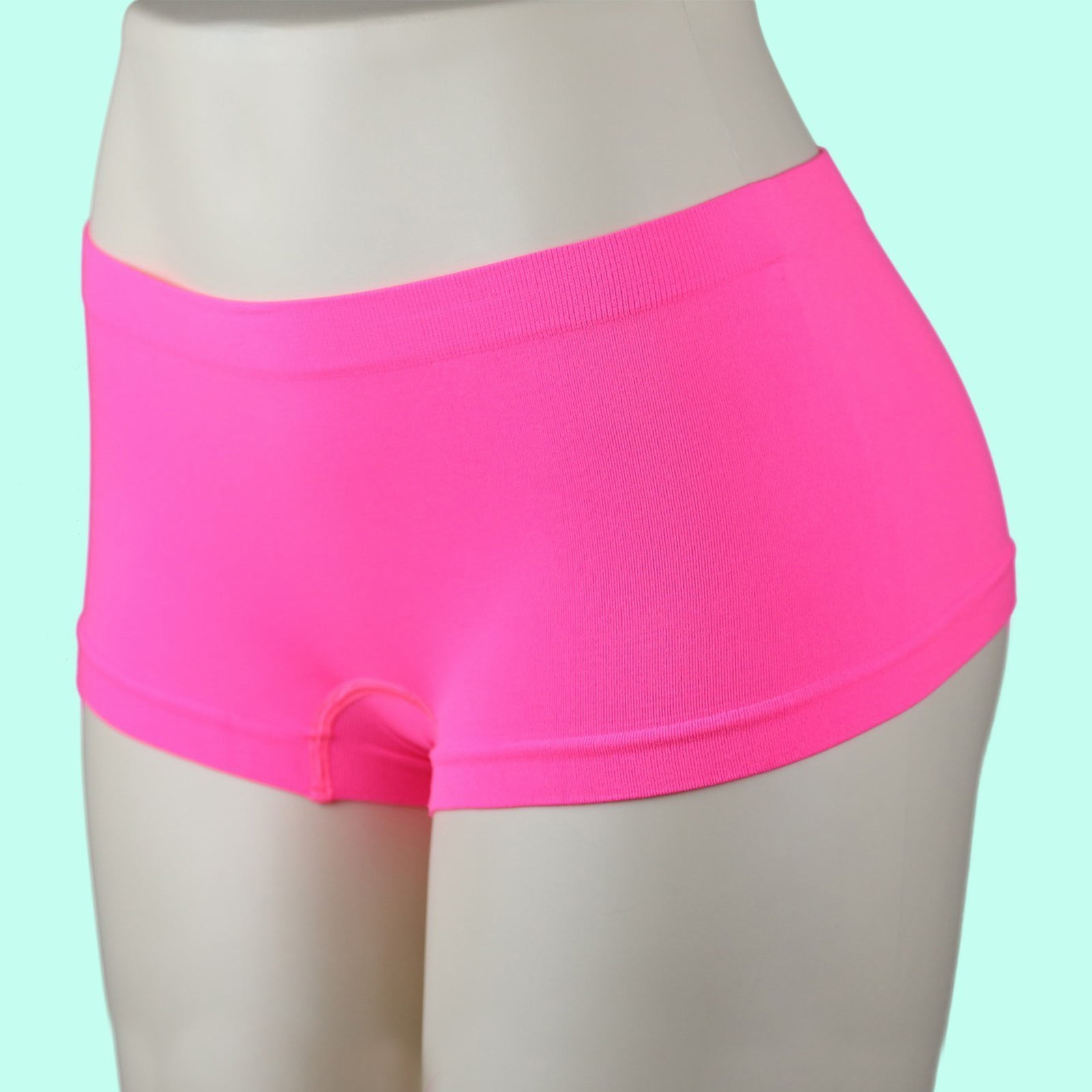 New Stretch Seamless Dance Exercise Booty Mini Panties Boy Shorts Brief ...