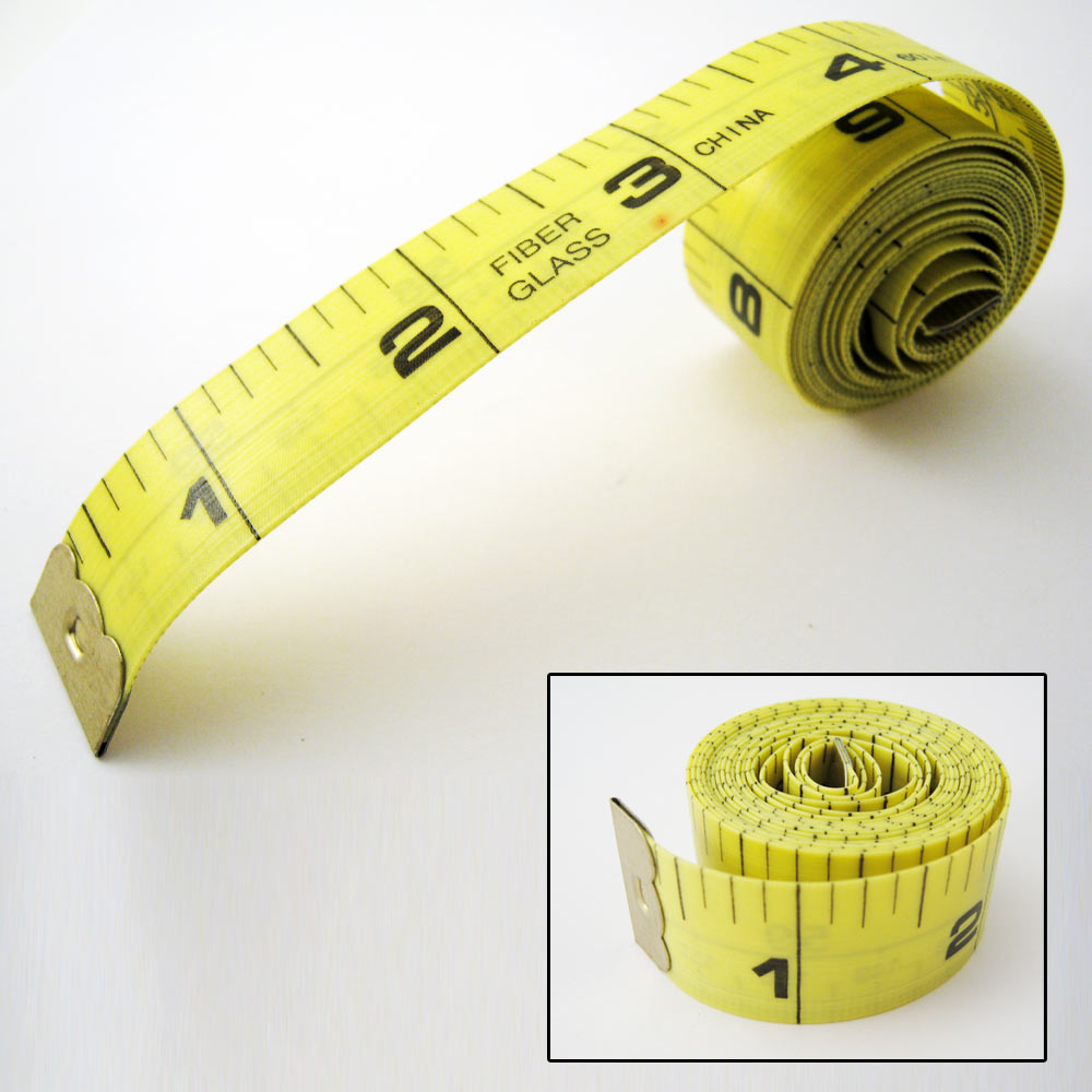 1 New 60" 150cm Soft Fabric Cloth Tape Measure Ruler Dual Sided SAE