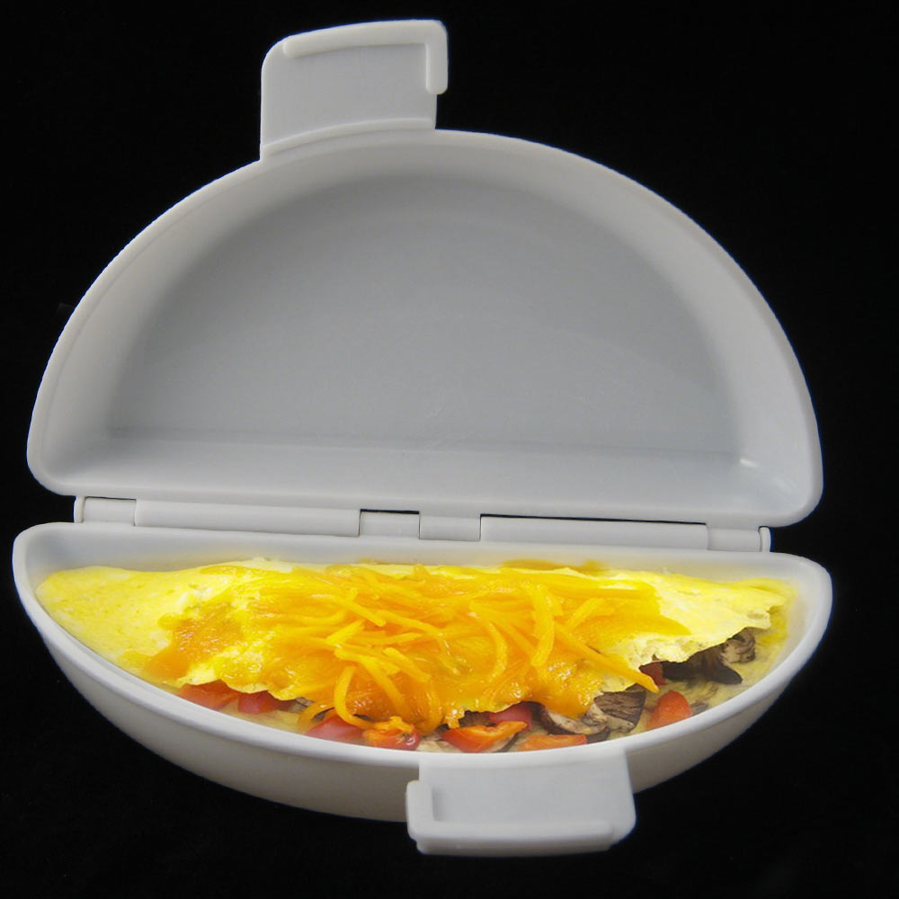 New Microwave Omelet Pan Maker Cooks 24 Eggs Fast Minutes