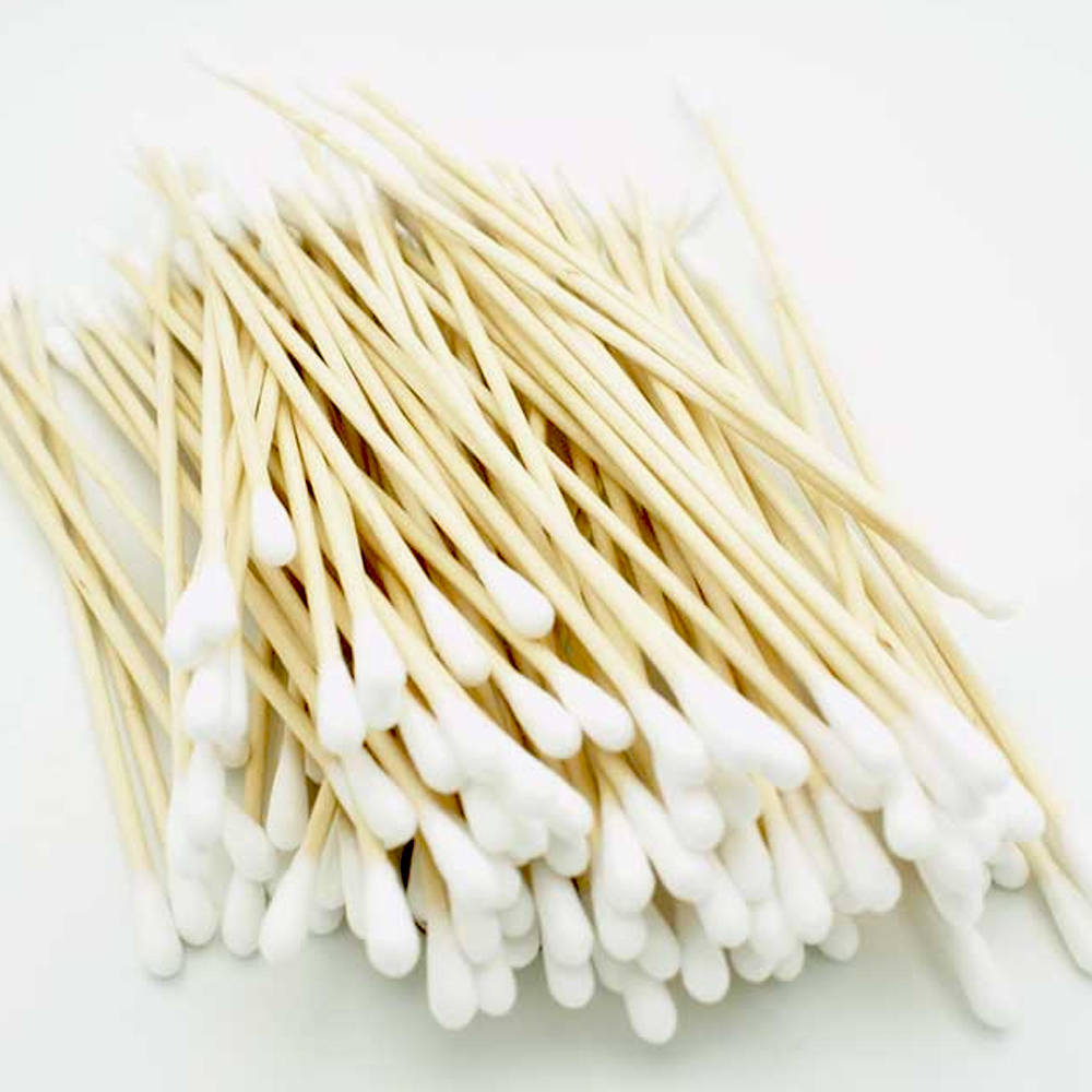 thumbnail image 2 of Cotton Swabs 500 Count – Double Tip Rounded Rgular Size White 2 of 6