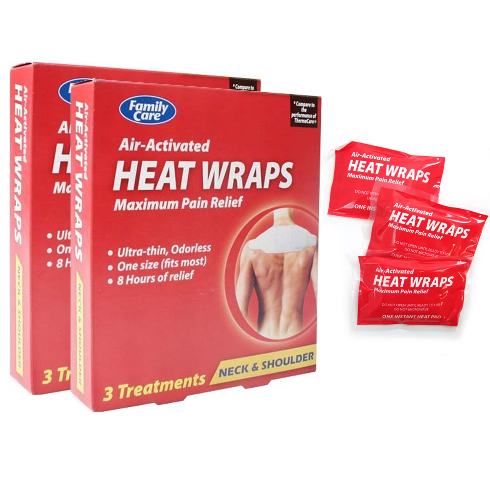 6x Heat Wraps Muscle Pain Relief Patch Disposable Heating Pad 8Hr Air Activated 7795735127452 eBay
