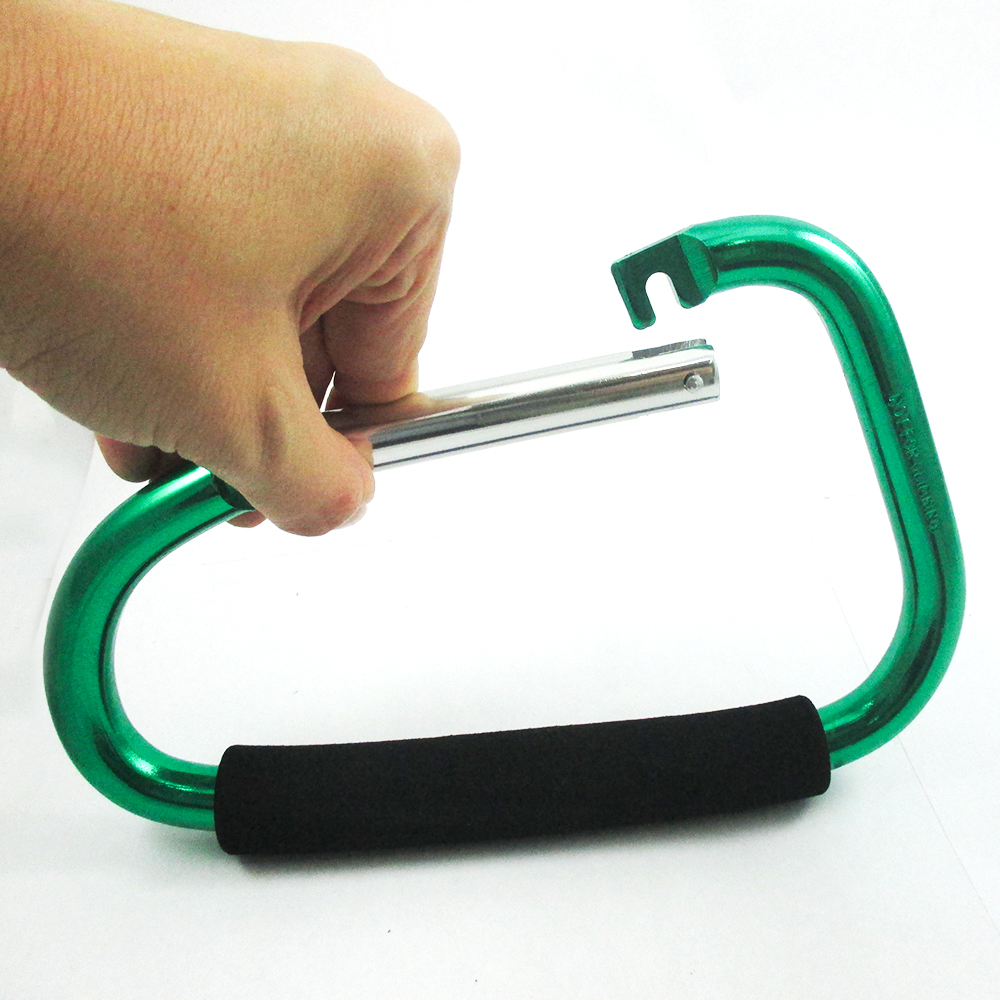 Jumbo 7 3/4" Carabiner Hook Max Force Extra Large Spring Snap Hook Cushion Grip 7795735136270 eBay