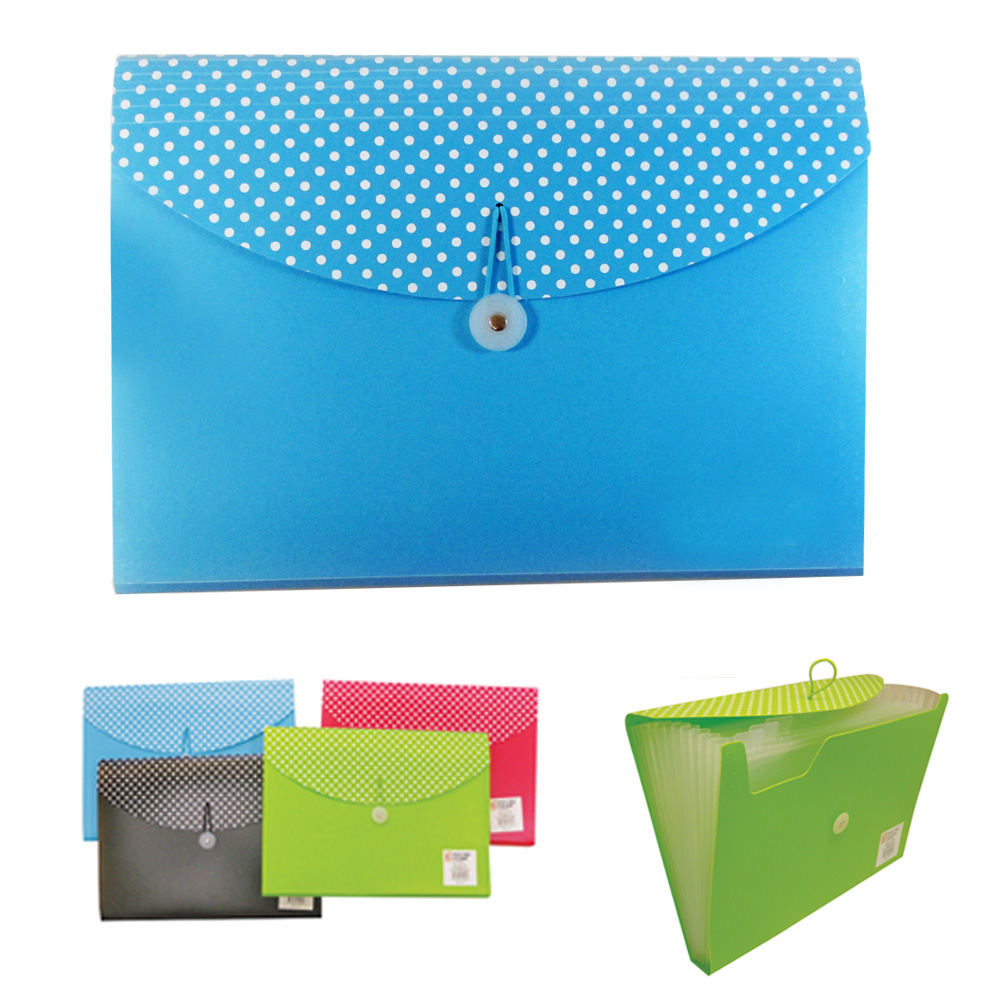 Expandable 13 Pocket File Folder Paper Organizer Accordion ...
