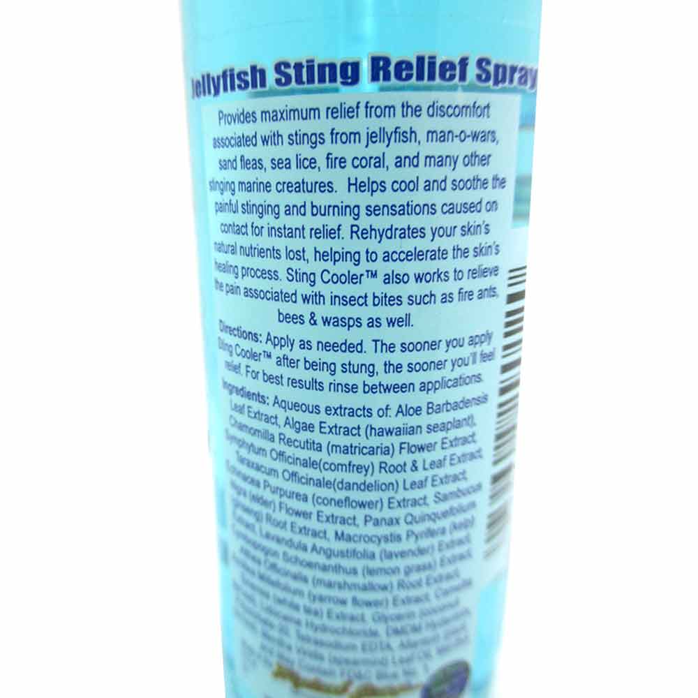 Jellyfish Sting Relief Spray Cooler Instant Biodegradable Eco Friendly