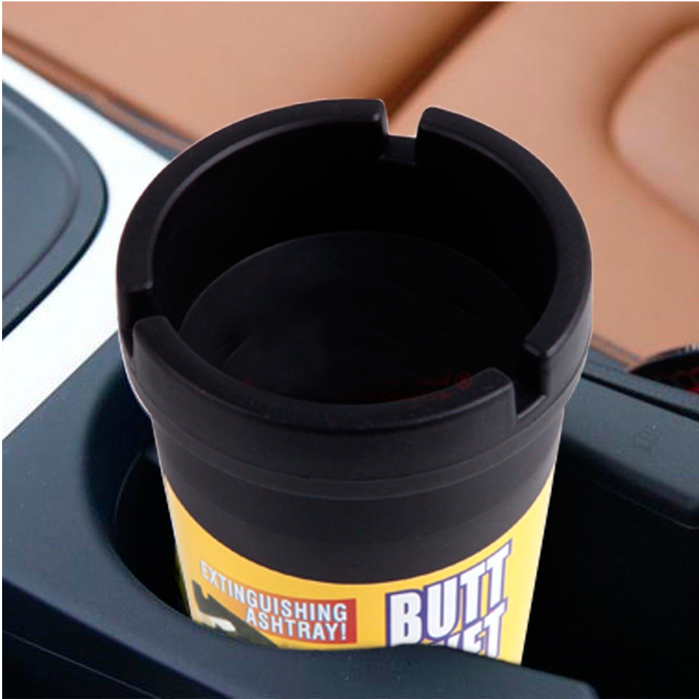 2 Jumbo Butt Bucket Ashtray Extinguishing Car Cups Ash Holder Portable