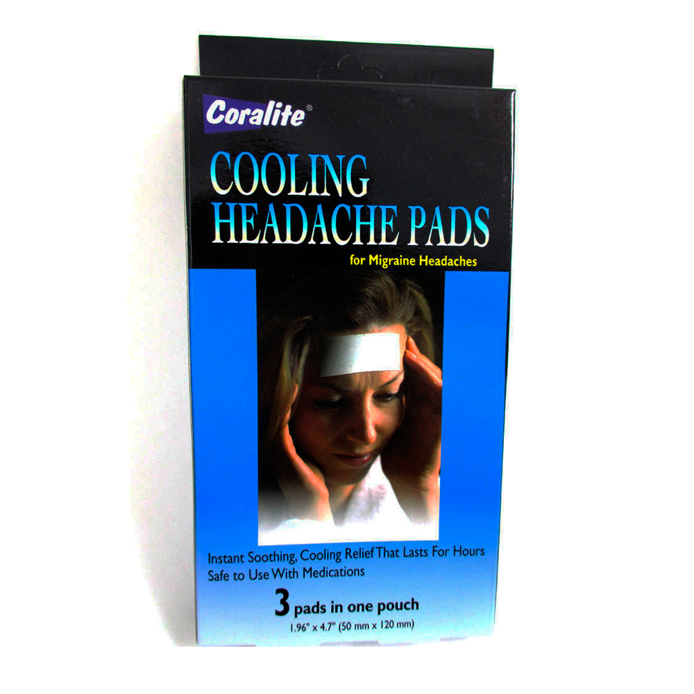 Cooling Headache Pads, Migraine, Large Patches- X Inch, 58% OFF