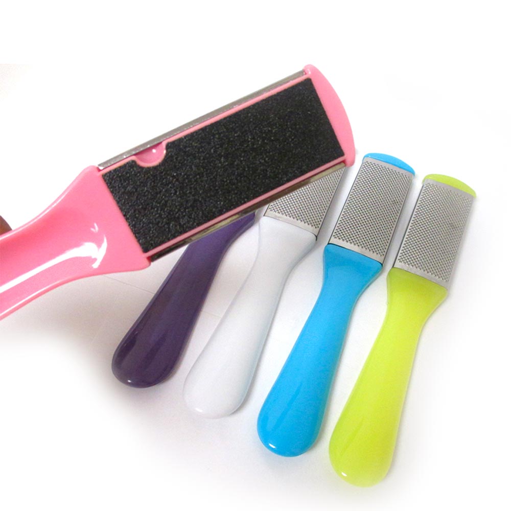 2pc Metal Foot File Scraper Pedicure Callus Remover Scrubber Hard Rough