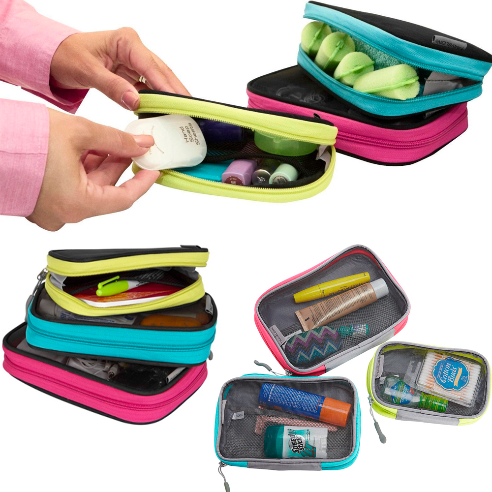 Travelon Set 3 Travel Packing Squares Cubes Organizers Makeup Toiletry