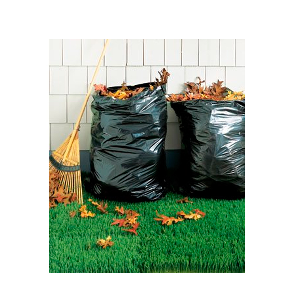 34 Pack Heavy Duty Bags Black Drum Liner Trash Outdoor Yard Leaf Bag 39