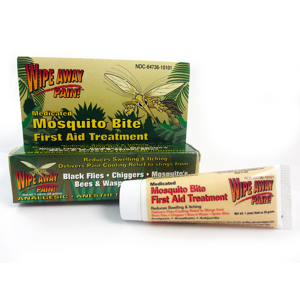 Mosquito Medicated Relief Gel Wipe Away Pain Anti Itch Insect Bite First Aid New eBay
