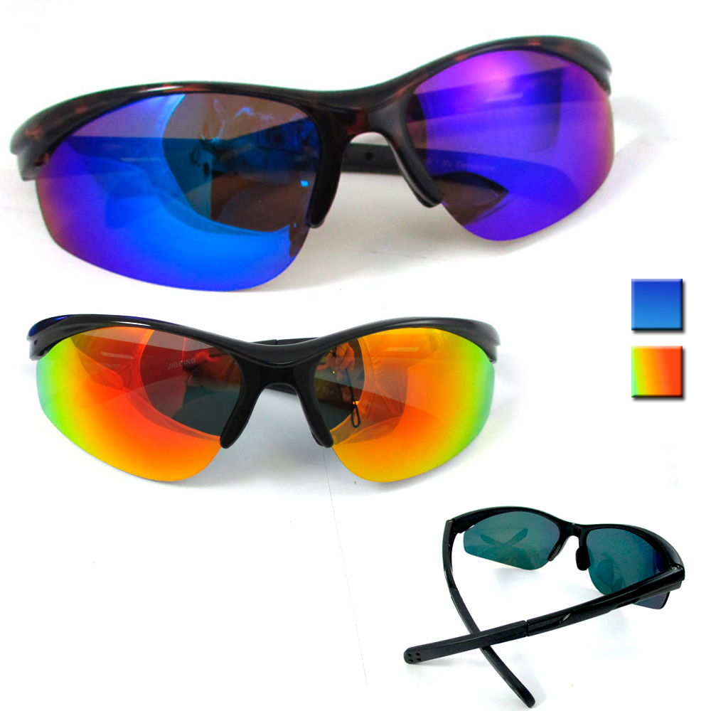 Polarized Cycling Sunglasses Bike Goggles Eyewear Shiny Lens Sport Glasses Uv400 Ebay