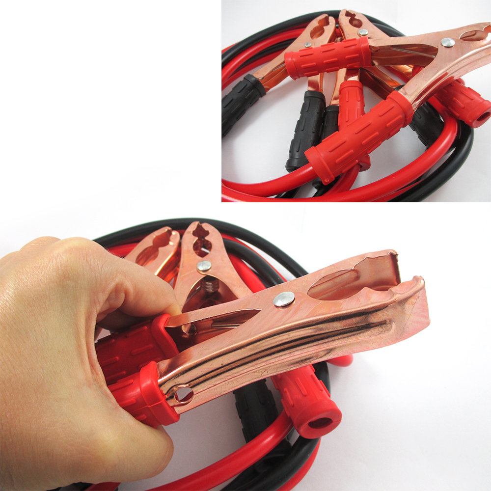Jumper Cables 8 Gauge 300 AMP Heavy Duty Tangle Free Auto Booster Cable