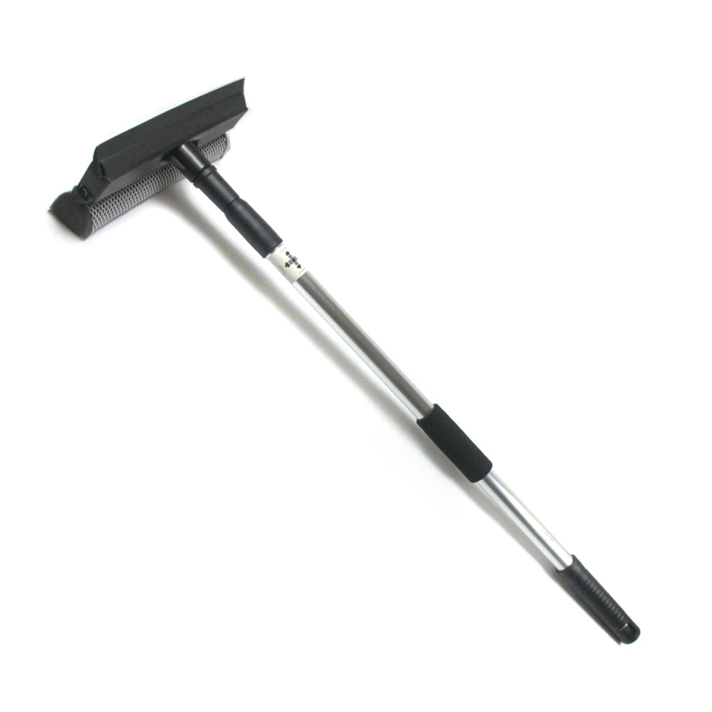 Telescopic Extendable Window Squeegee Cleaner Wiper Long Handle Washer
