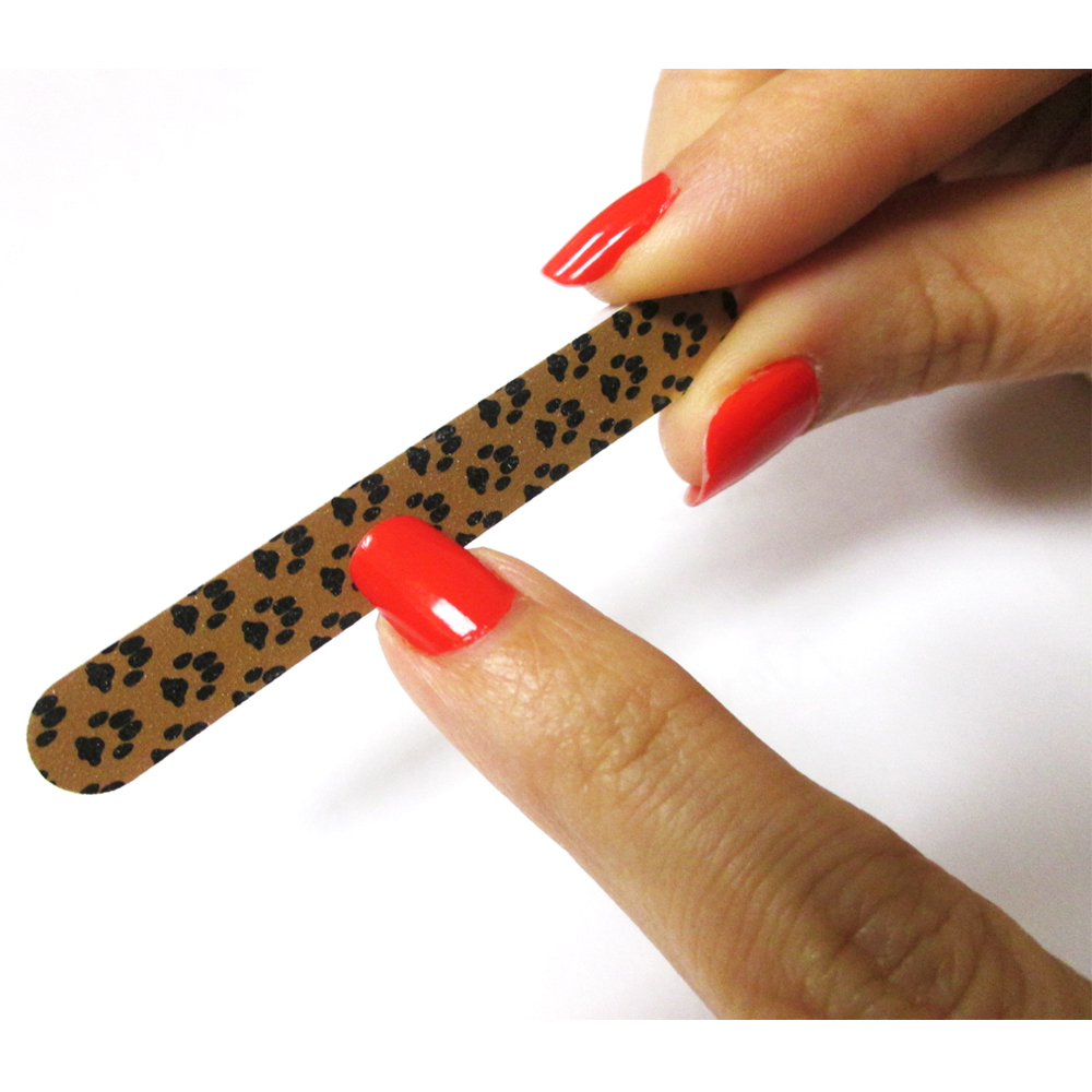 12 Cat Paws Double Sided Nail File Manicure Emery Boards Pedicure Spa