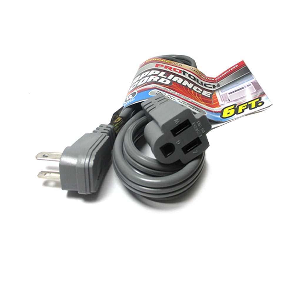 1pc Appliance Cord 6 Ft Indoor Extension Cable Air Conditioner