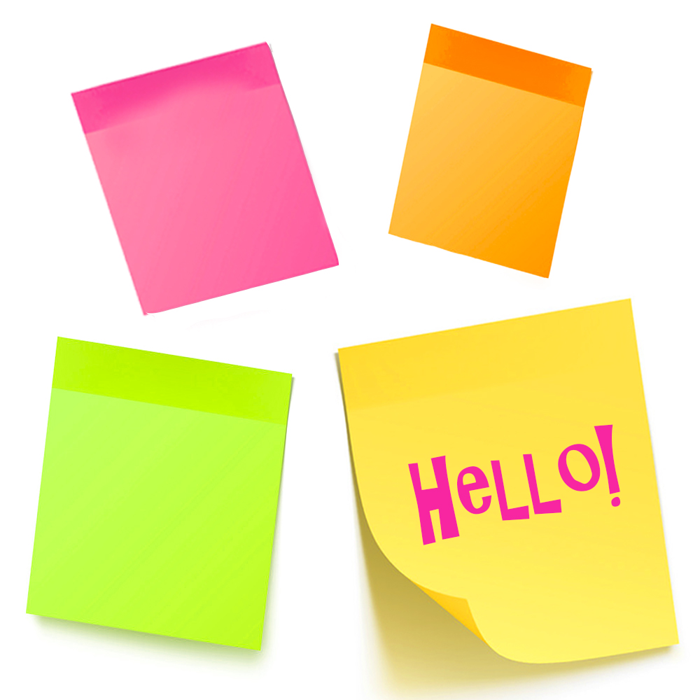 1400 Mini Post Sticky Notes 1.5" x 2" Self Adhesive 5 Pack Memo Pads
