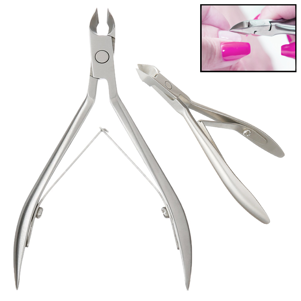 2X Cuticle Nipper Toe Nail Clipper Cutter Pedicure Manicure Tool