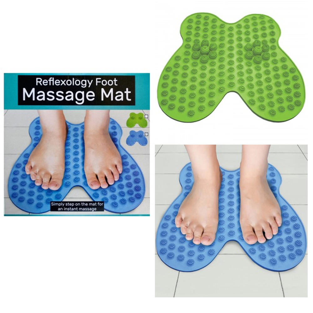 1 Reflexology Foot Massage Mat Pad Feet Massager Sole Scrub Pedicure