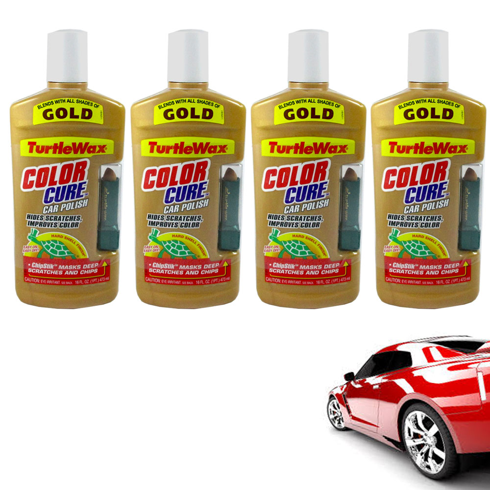 4 X Turtle Wax Color Magic Gold Car Polish Chipstick Scratches Detail 16Oz eBay