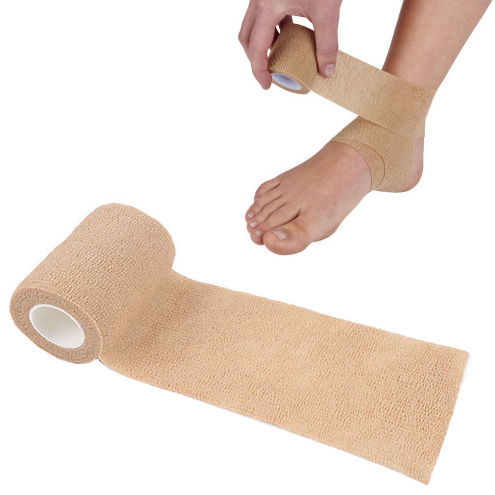 3 Self Adhering Bandage 2in x 4yd Athletic Sports Stretch Wrap Adherent