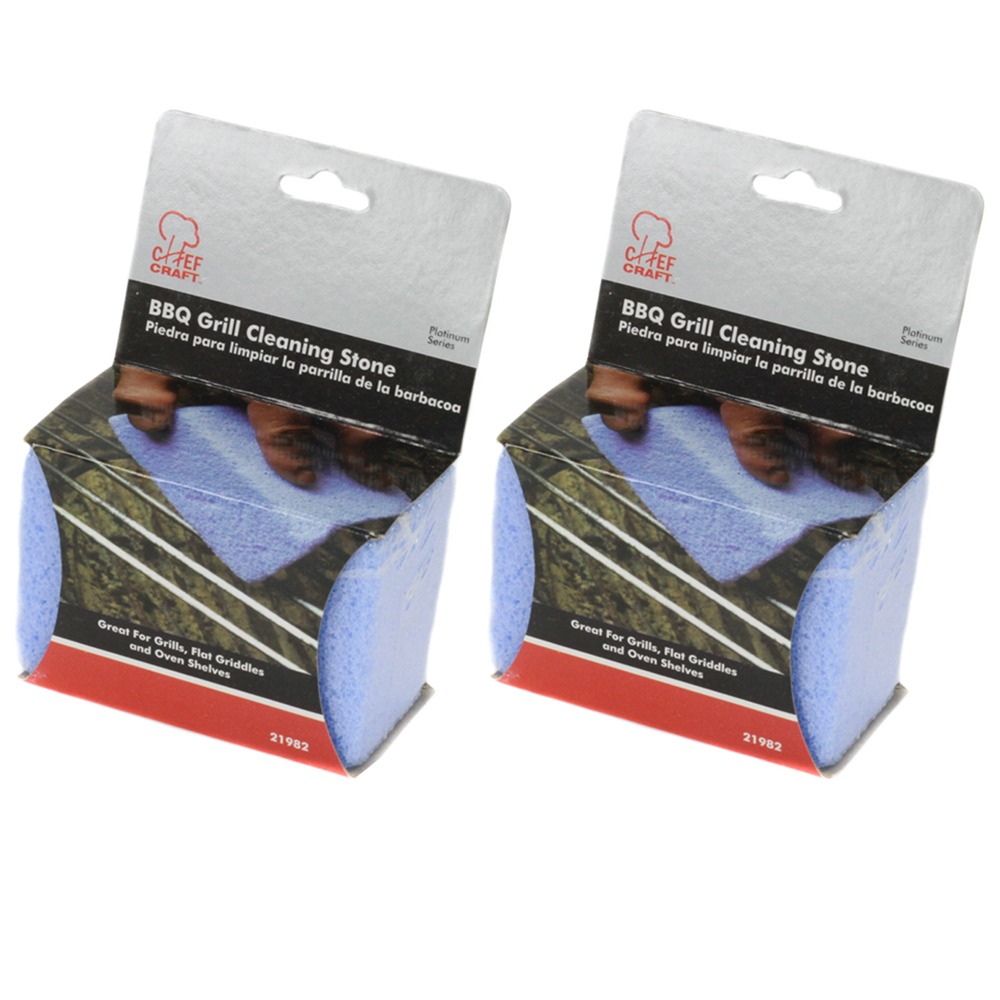 2 Cleaning Stone Griddle Grill BBQ Barbecue Cleaner Block Pumice