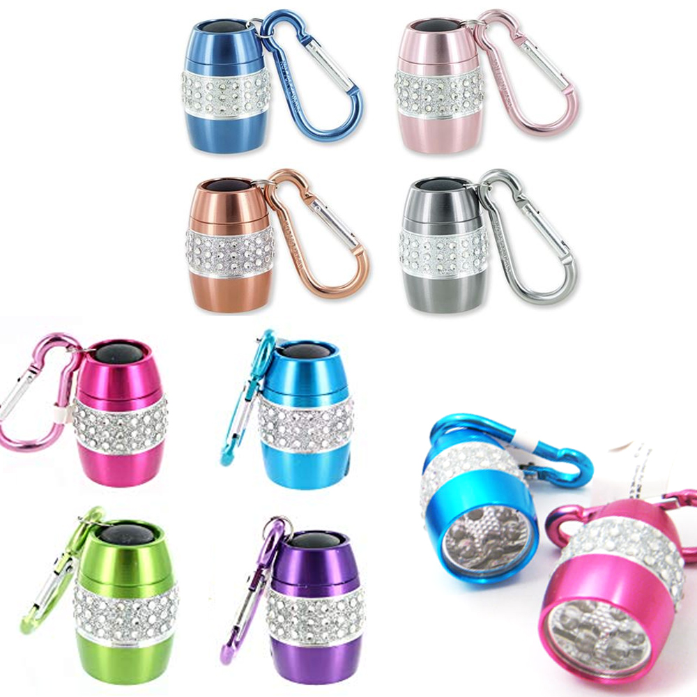 1 X Pocket Flashlight Small 6 Led Light Torch Bright Portable Keychain