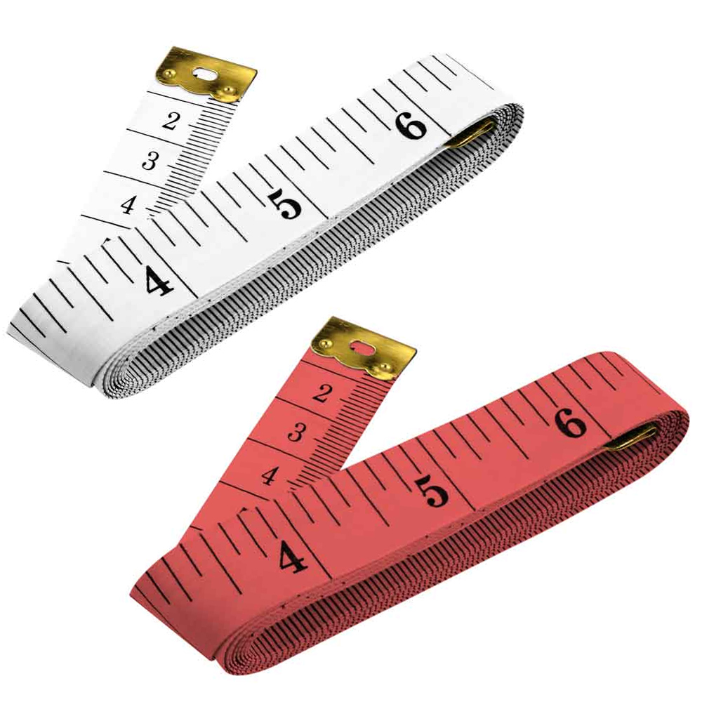 1 New 60" 150cm Soft Fabric Cloth Tape Measure Ruler Dual Sided SAE
