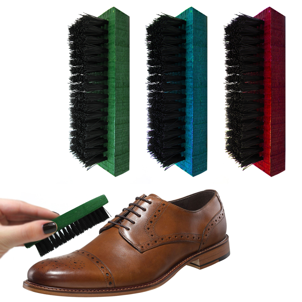 leather shoe cleaning brush