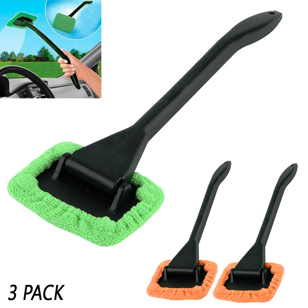 Details About 3 Pack Windshield Car Window Microfiber Cleaning Tools Interior Auto Glass Wiper