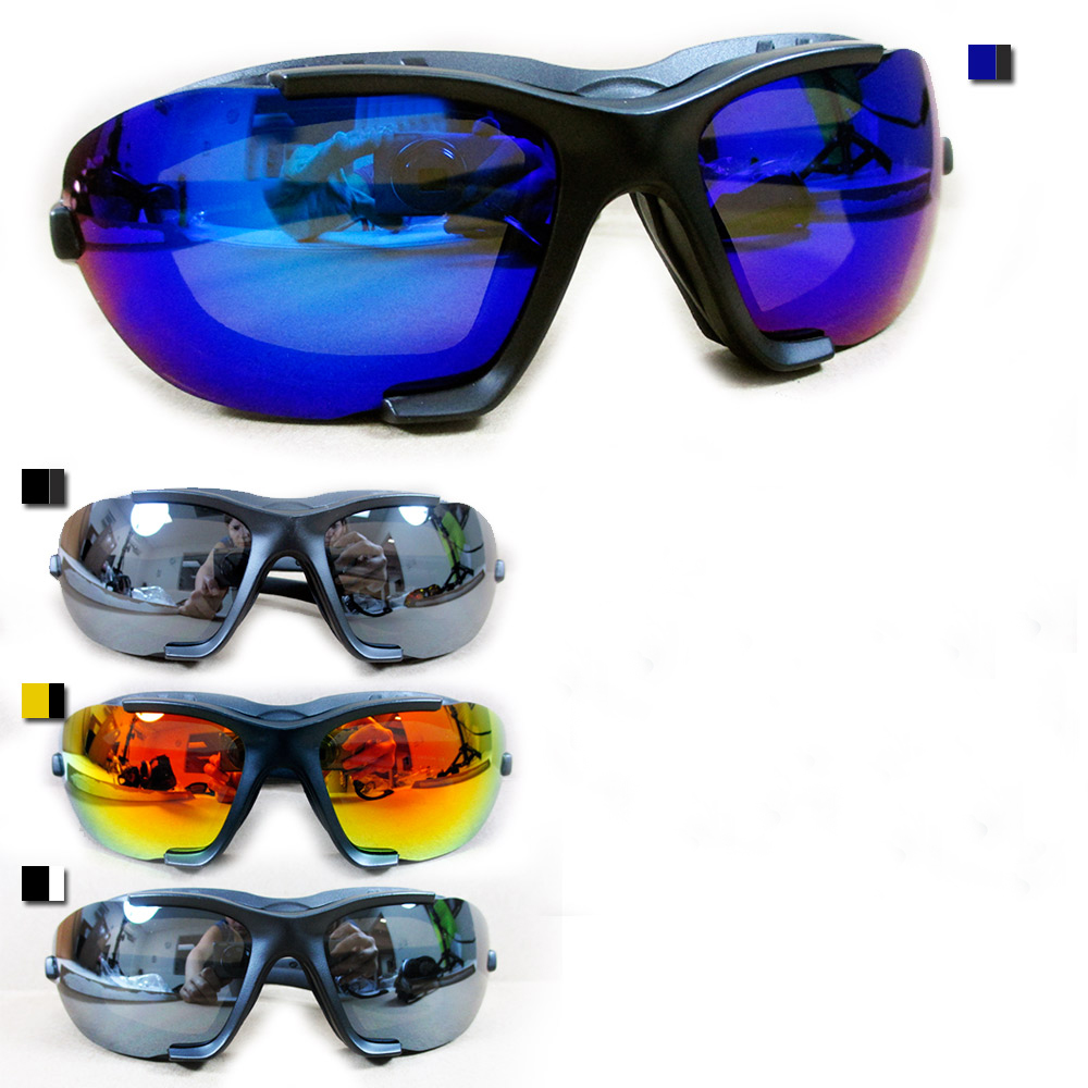 1 Pair Chopper Padded Wind Resistant Sunglasses Motorcycle Rinding Glasses Sport 7795735109786