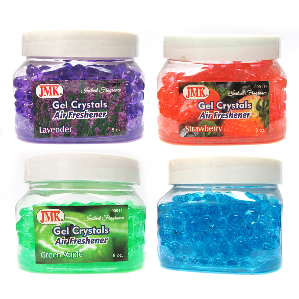 4 Pack Crystal Beads Air Freshener Instant Odor Eliminating 8 oz Home
