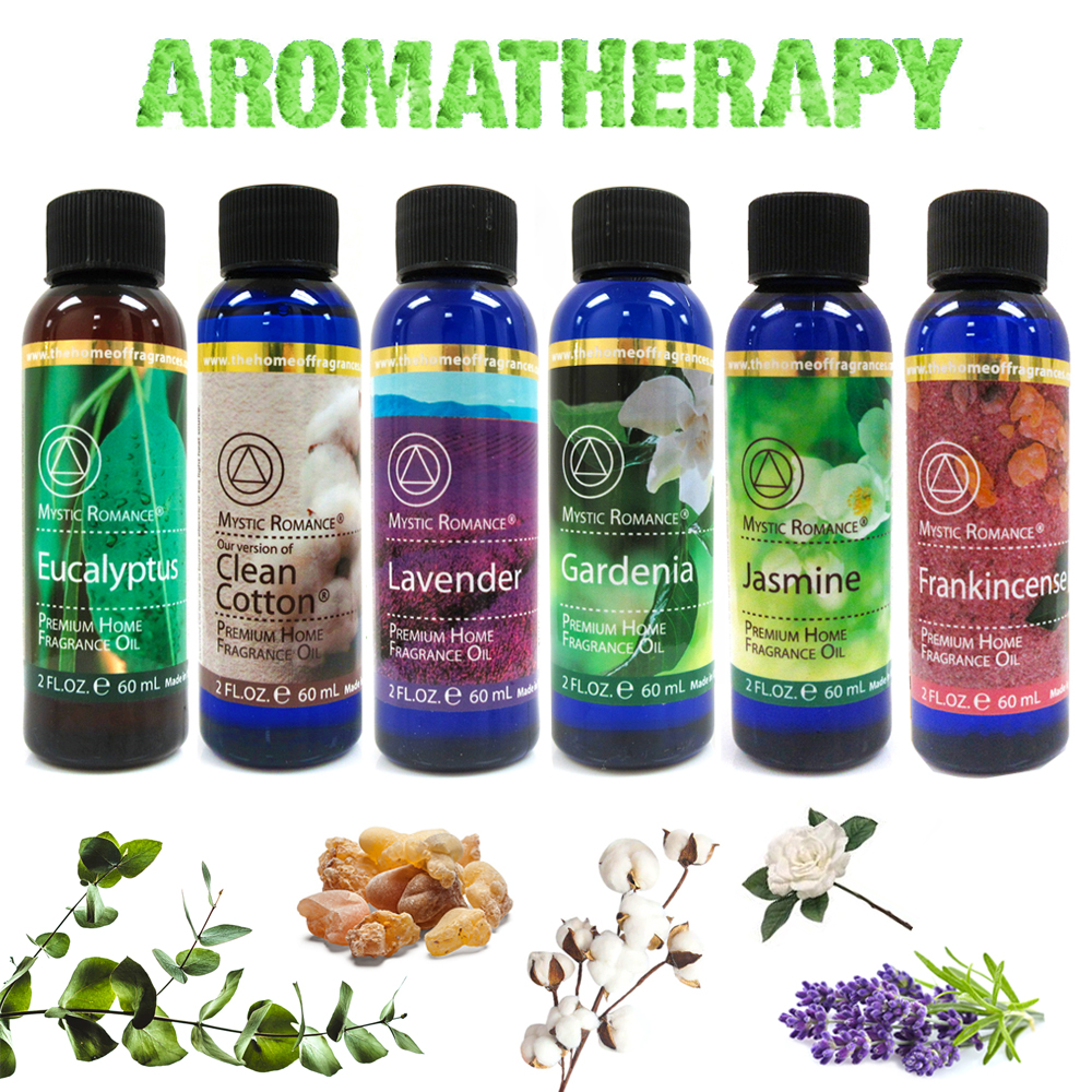 6PC Aroma Therapy Oils Set Classic Scent Home Fragrance Air Diffuser