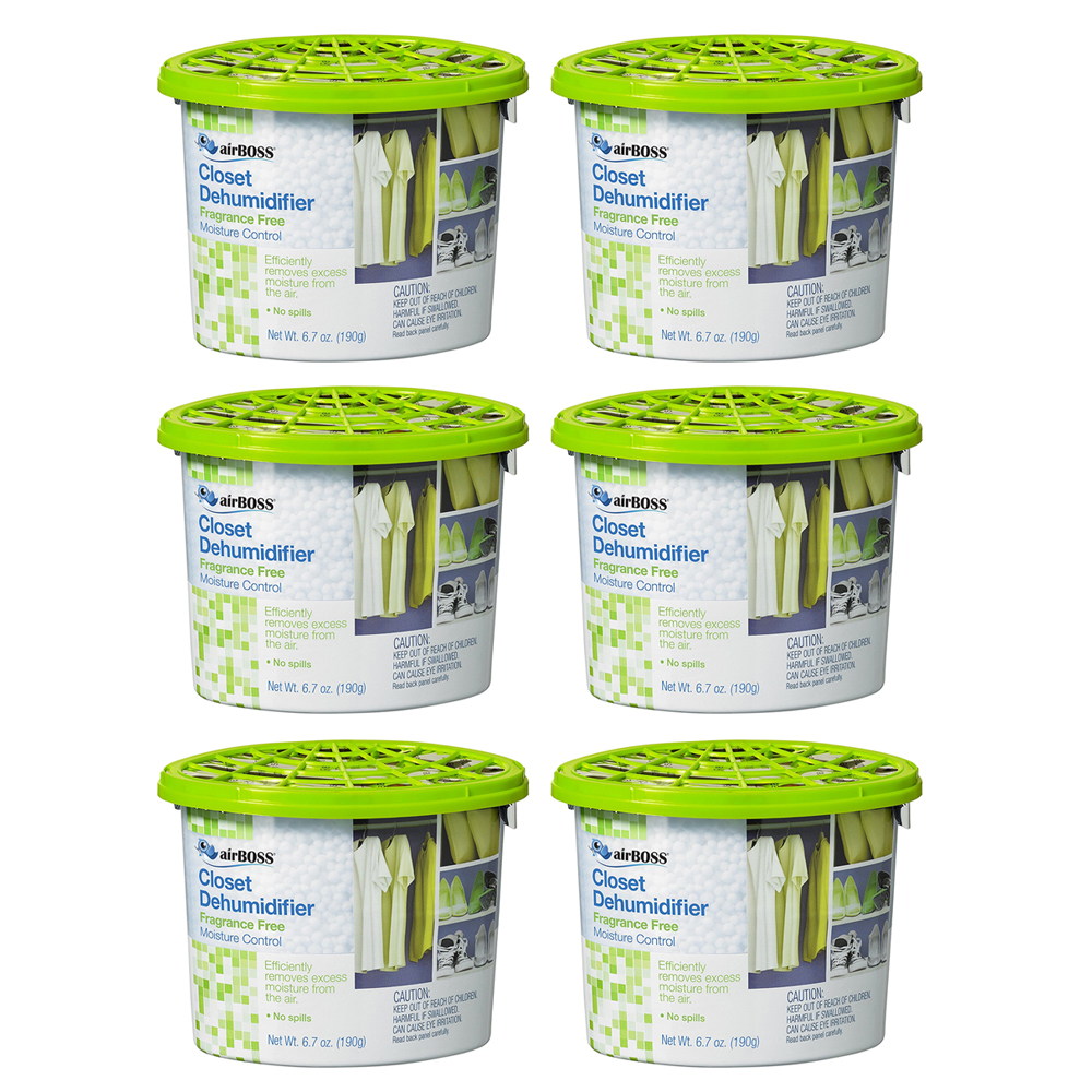 6 Dehumidifier Disposable Moisture Absorber Damp Trap Mold Closet Fresh