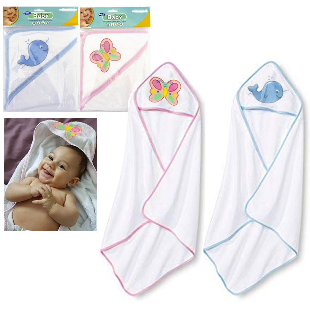 2 Pack Extra Soft Hooded Baby Blanket Towel Bath Washcloth Infant Toddler Set EBay