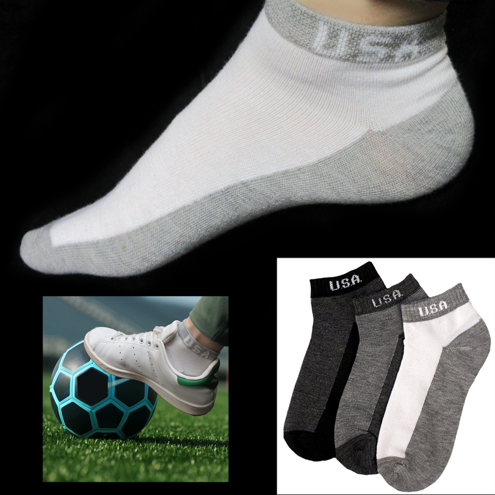 6 Pairs Ankle Socks Sport Mens Womens 9-11 Low Cut White Pairs