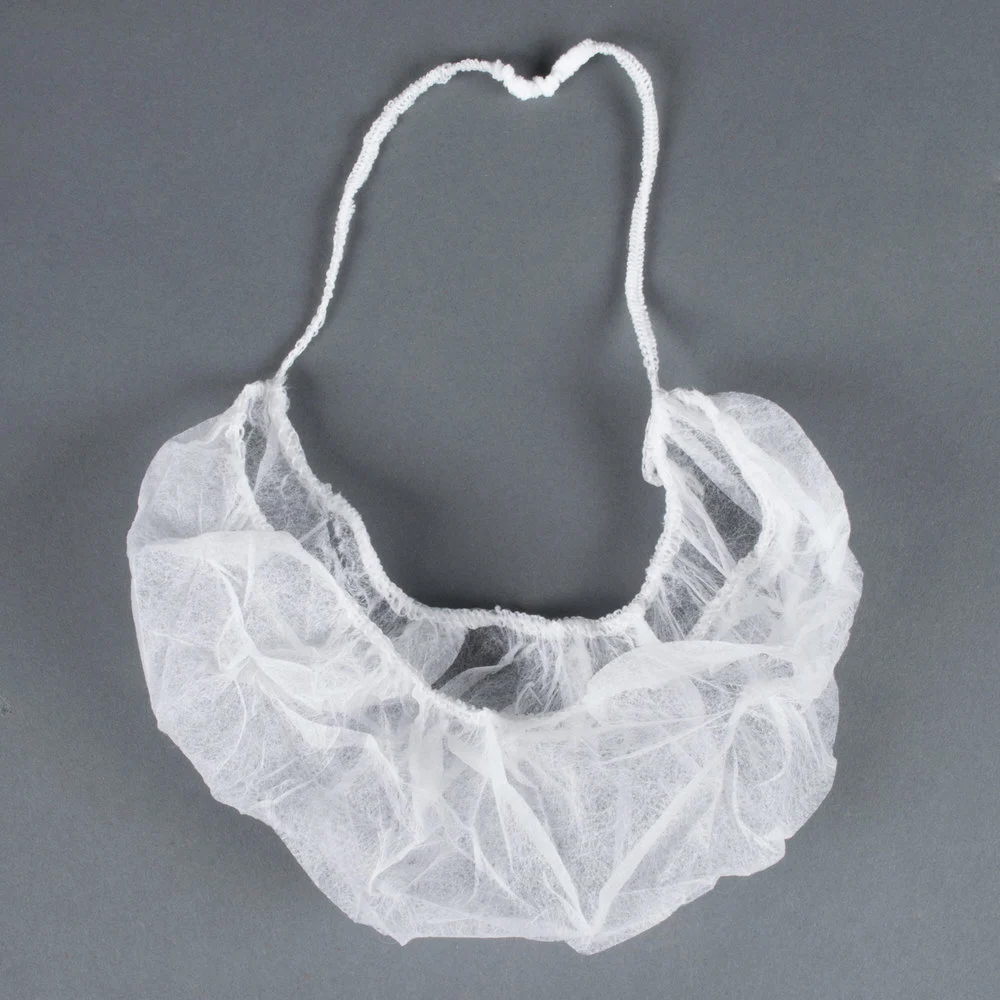 100 Pcs Disposable Beard Cover Hair Net Latex Free Cooking Protection