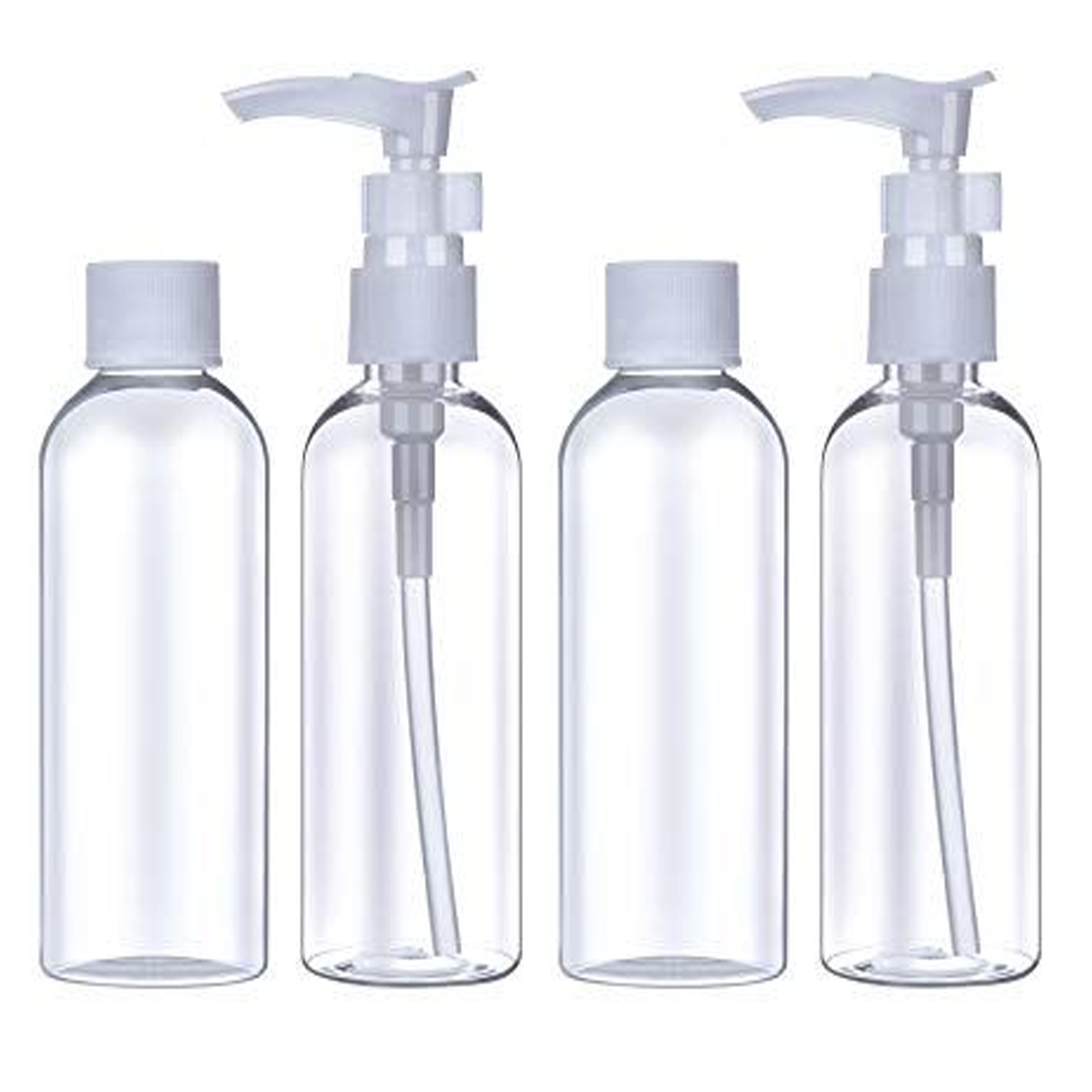 4pc Travel Liquids Bottles Small bottles for makeup Cosmetic Toiletries