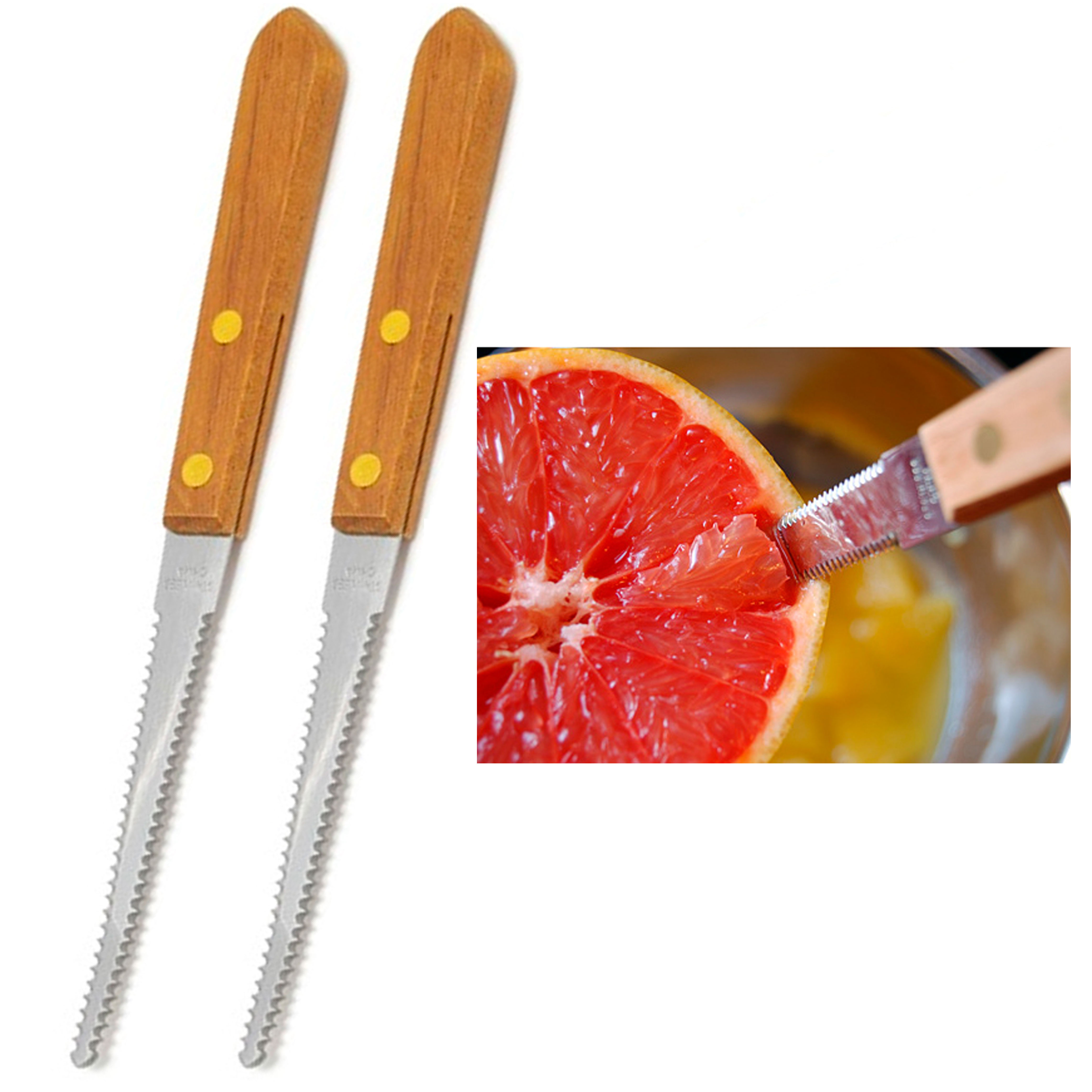 Double Open Pomegranate Fruit Cutter Creative Stainless Steel Grapefruit  Knife