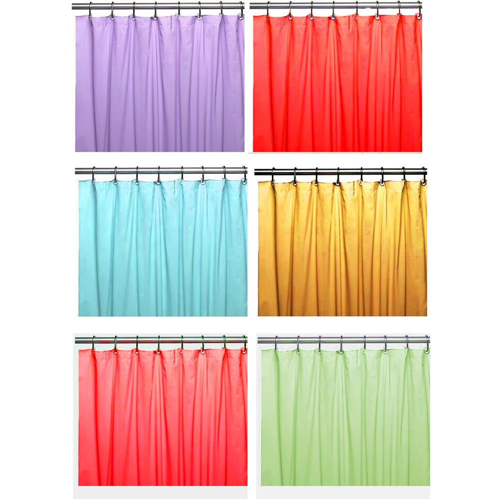 2 Shower Curtain Liner Water Resistant 100 Vinyl Premium
