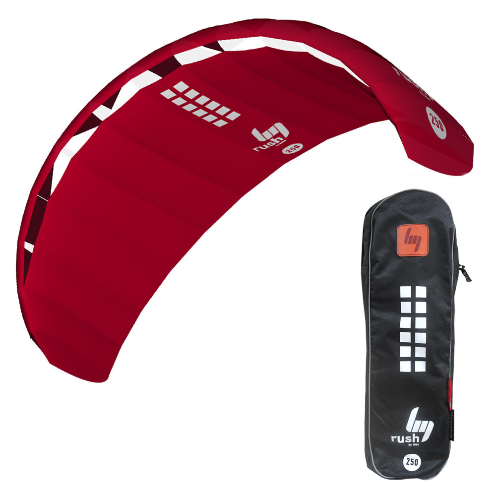 HQ POWERKITES Rush R2F 250 IV Pro Trainer Kite Power Kiteboarding Bar